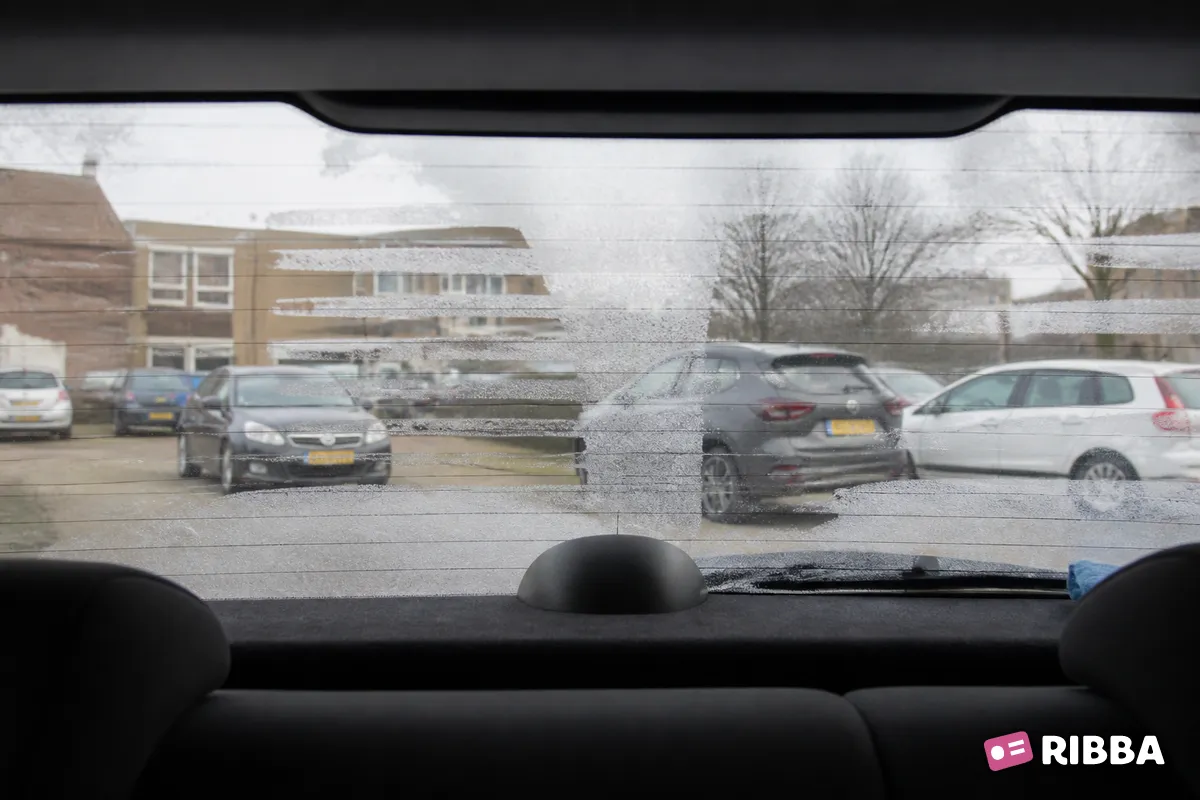 achterruitverwarming in het verkeer