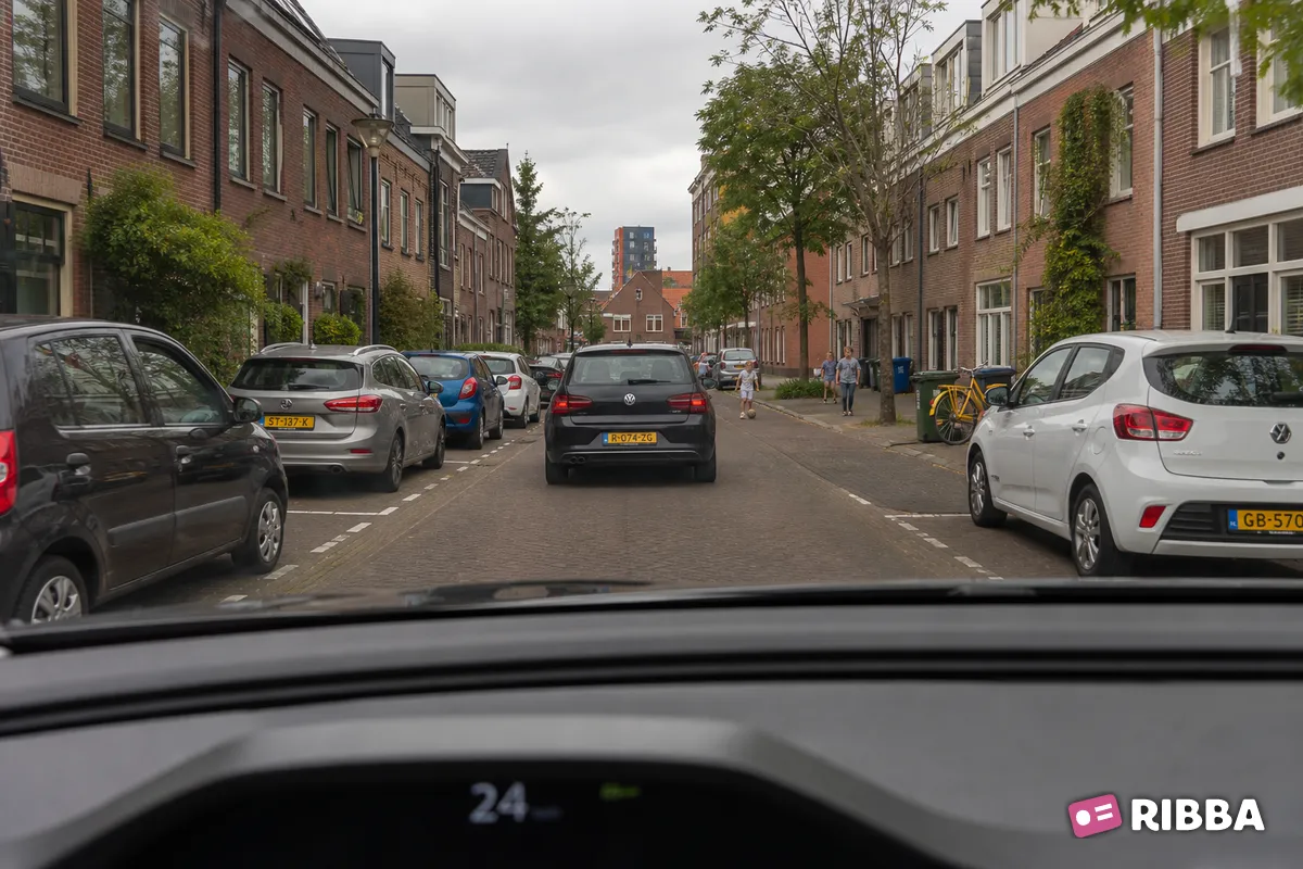 bebouwde kom in het verkeer