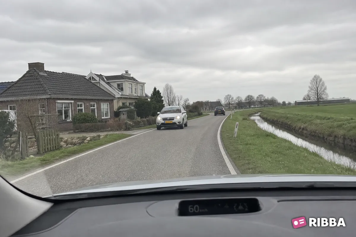 berm in het verkeer