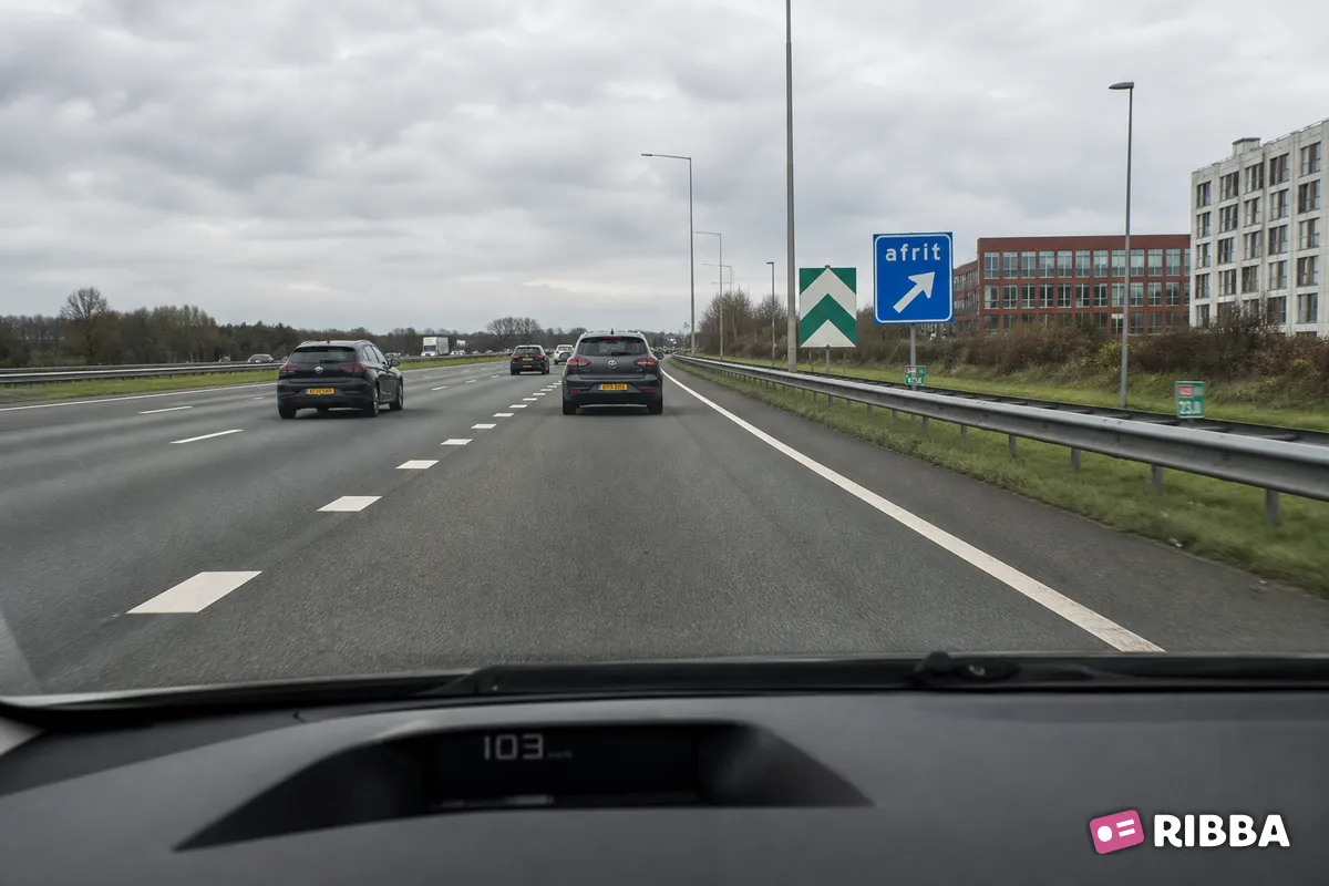 blokmarkering in het verkeer