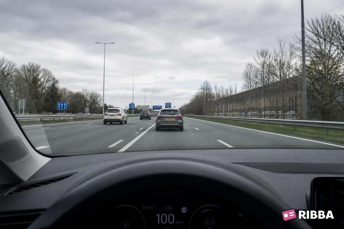 cruise control in het verkeer