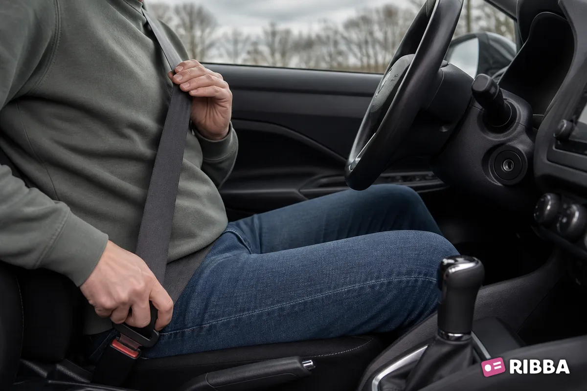 driepuntsgordel in het verkeer