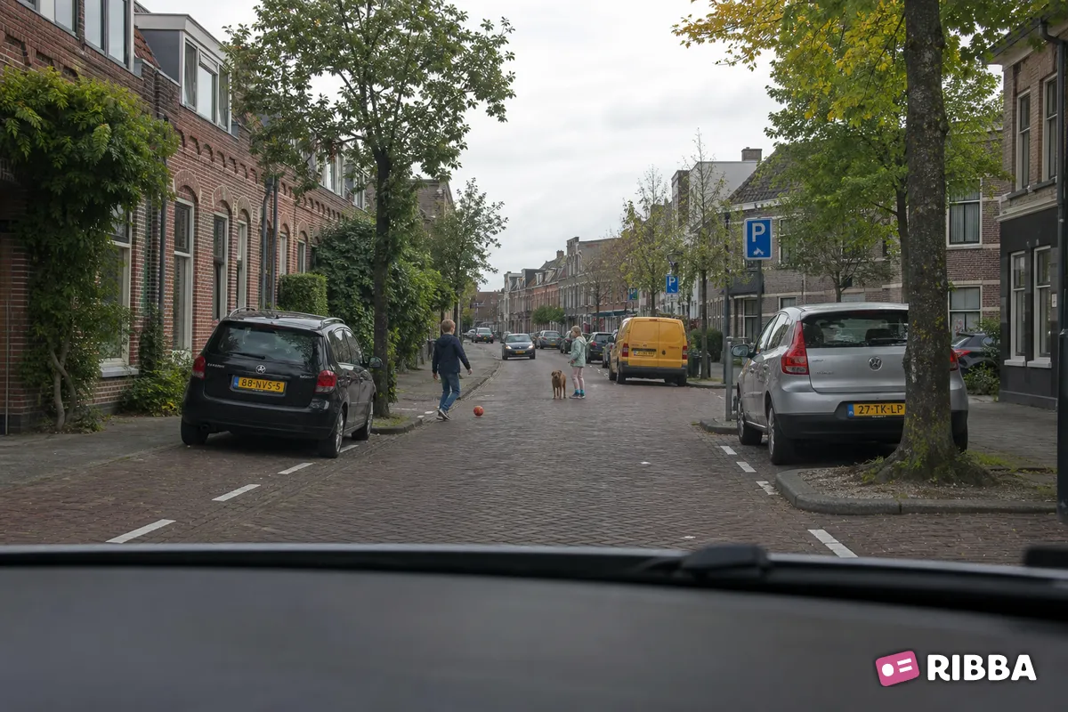 erf in het verkeer