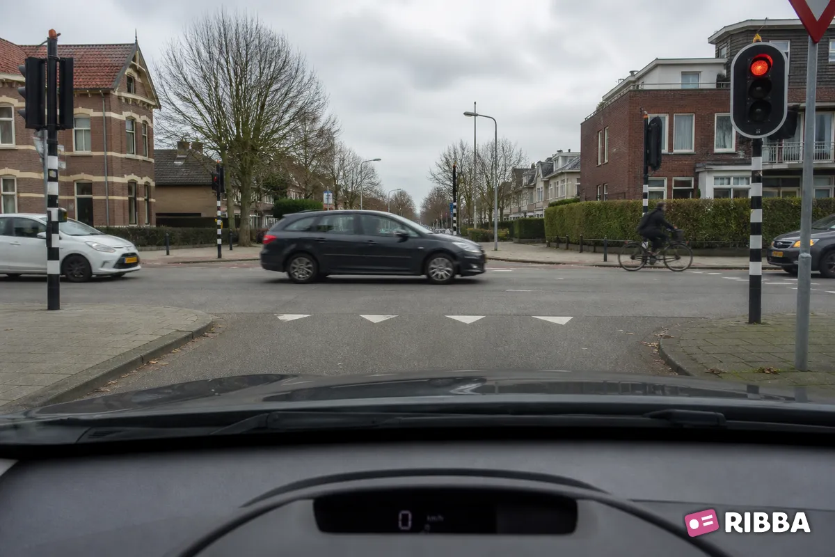 haaientanden in het verkeer