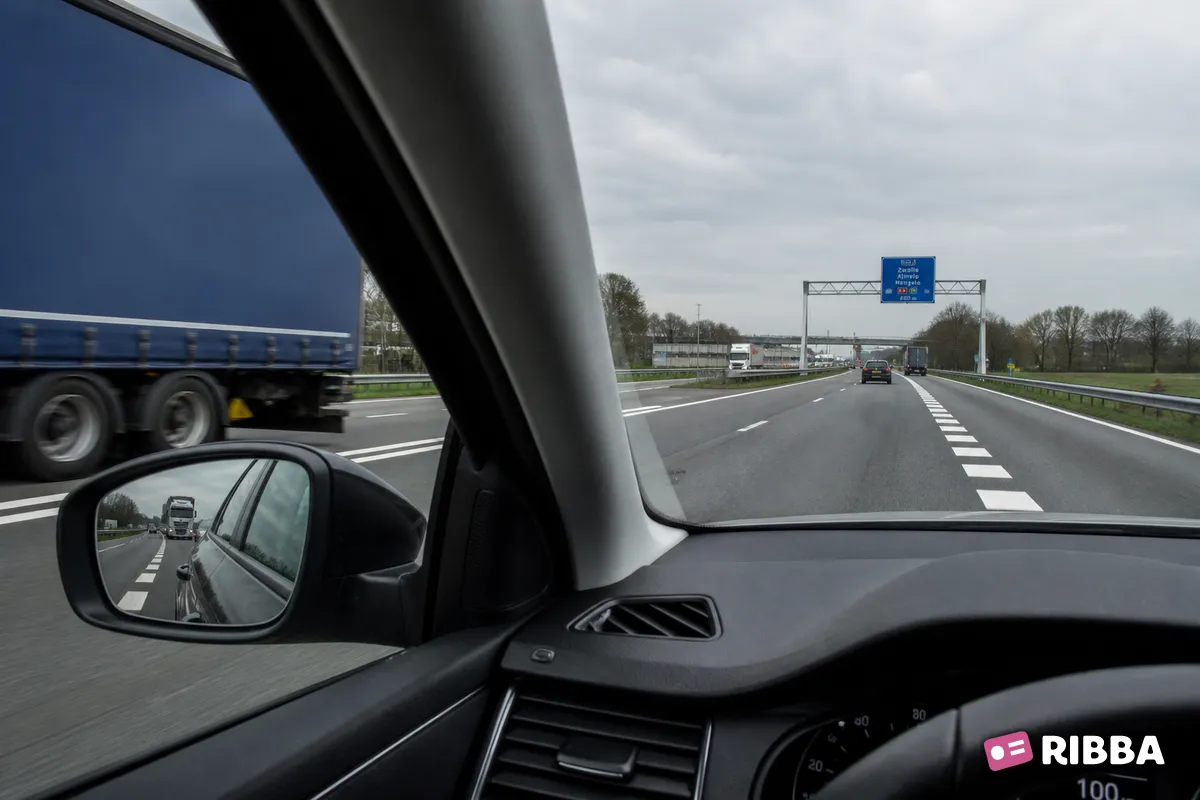 invoegstrook in het verkeer