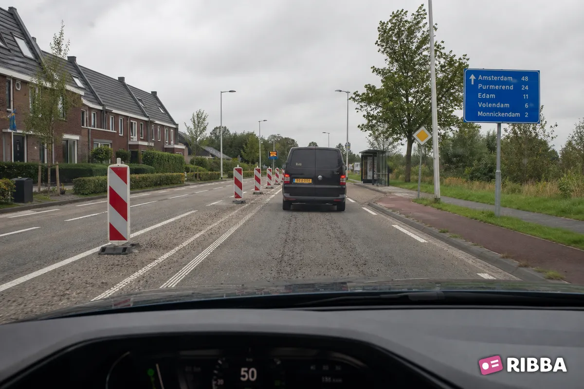 losliggende in het verkeer