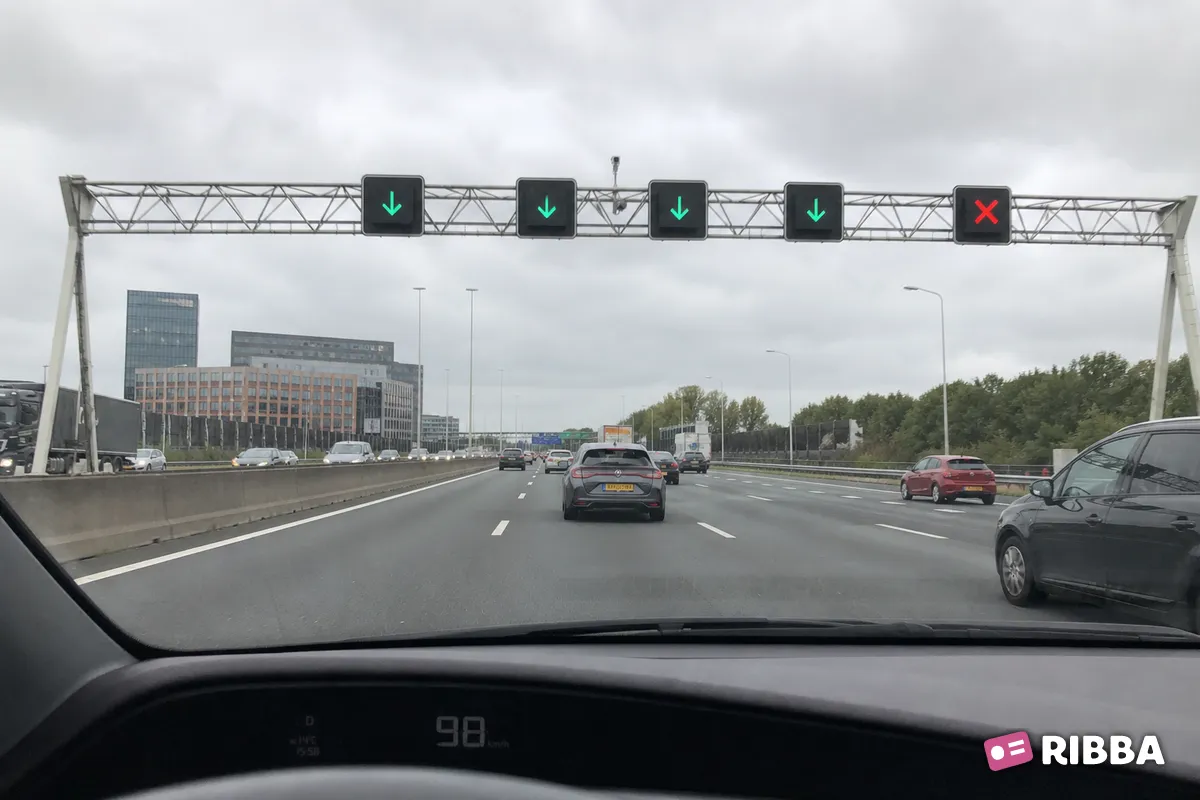 matrixbord in het verkeer