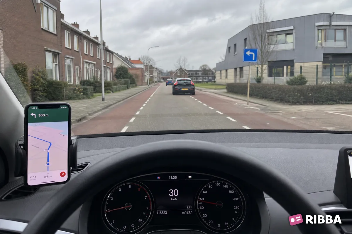 navigatiesysteem in het verkeer