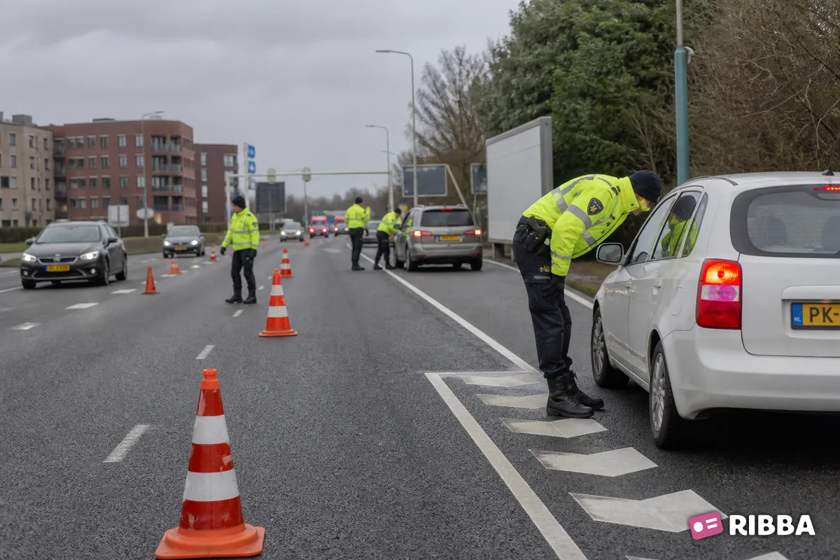 politiecontrole in het verkeer
