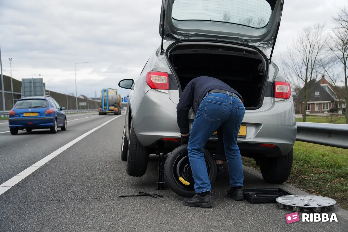 reserveband in het verkeer