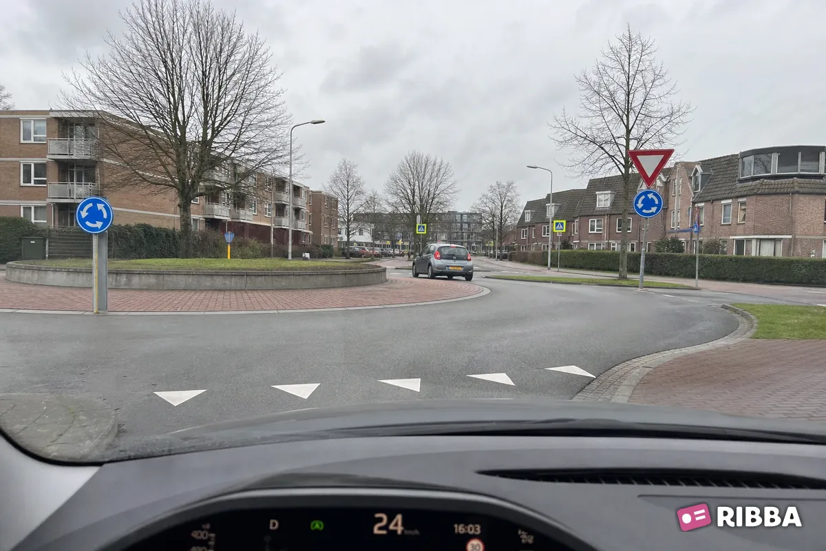 rotonde in het verkeer