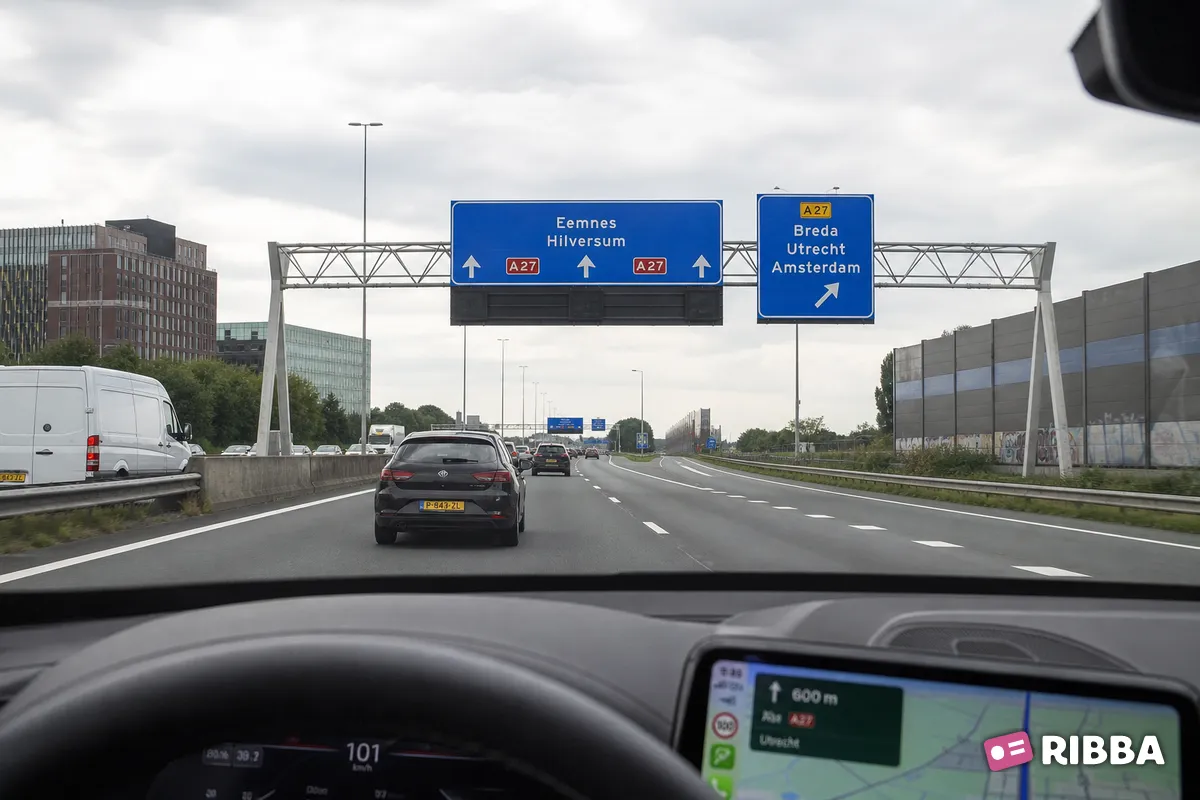 routenummer in het verkeer