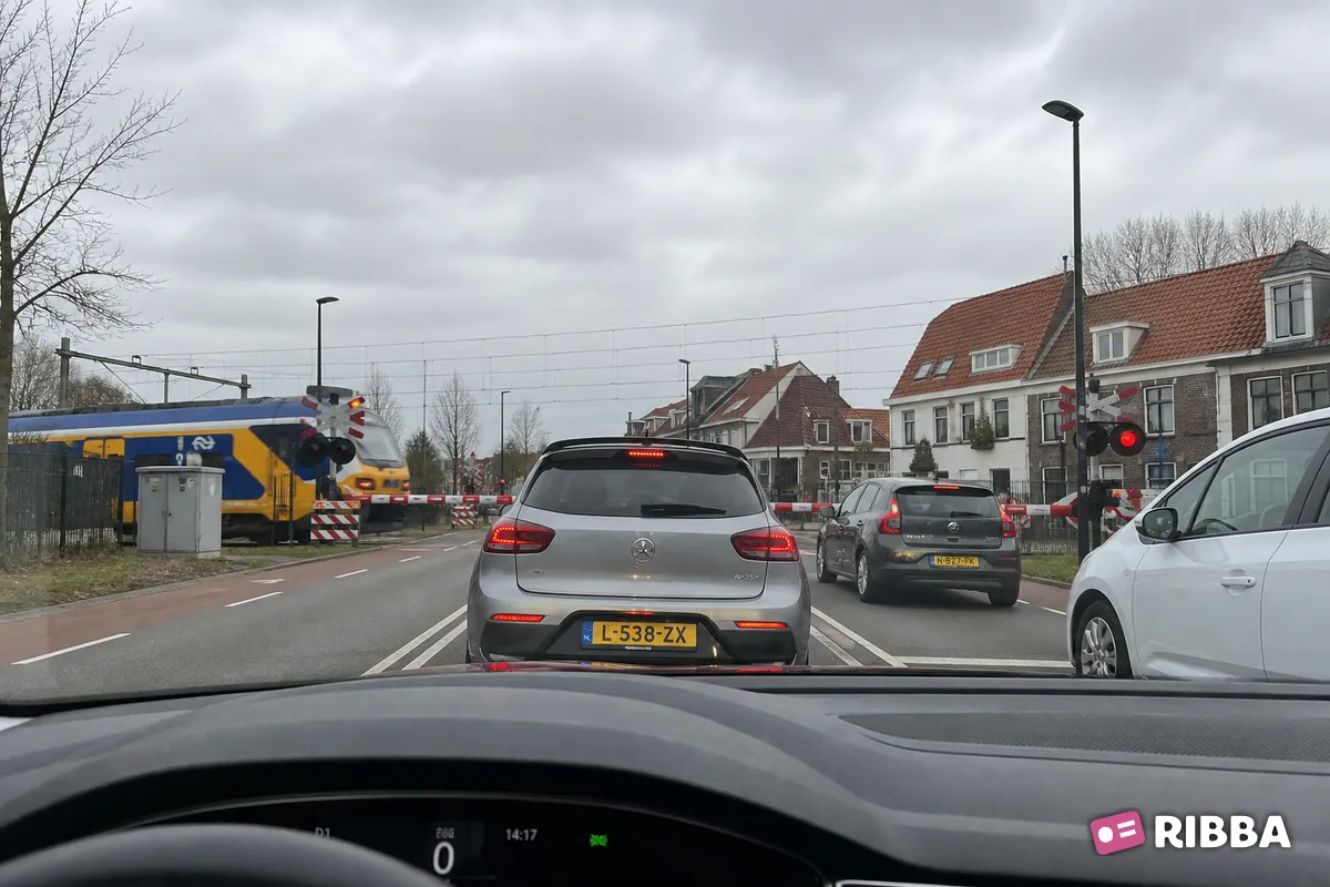 slagbomen in het verkeer