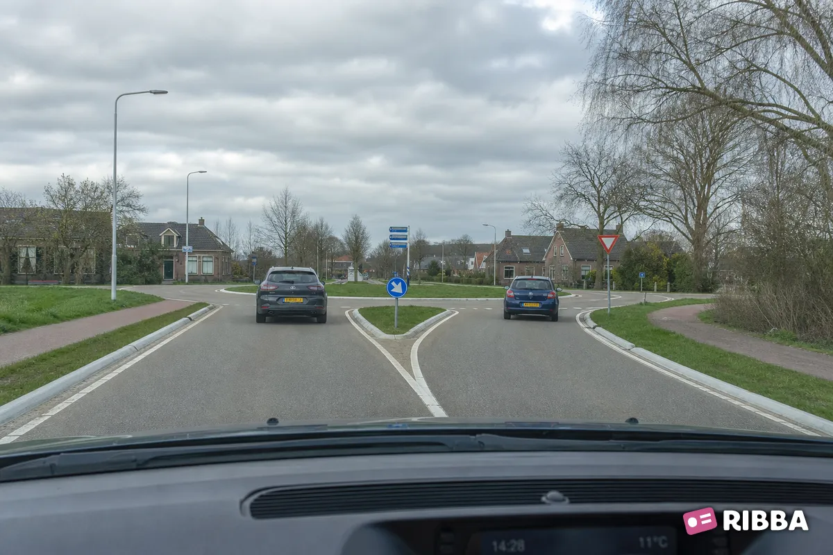 splitsing in het verkeer