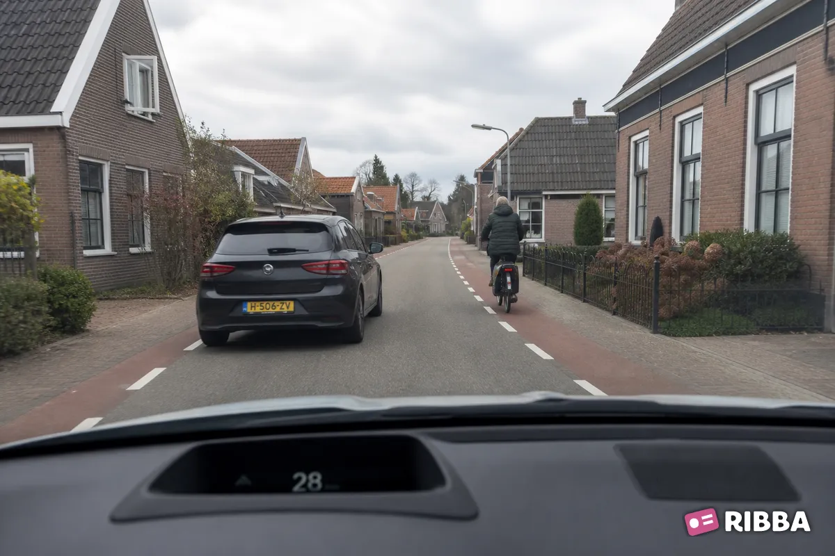suggestiestrook in het verkeer