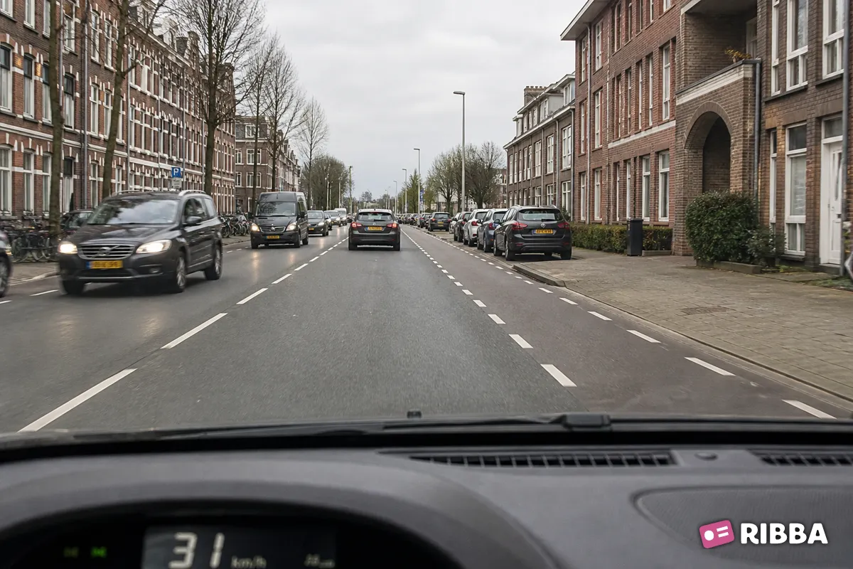 uitwijkroute in het verkeer