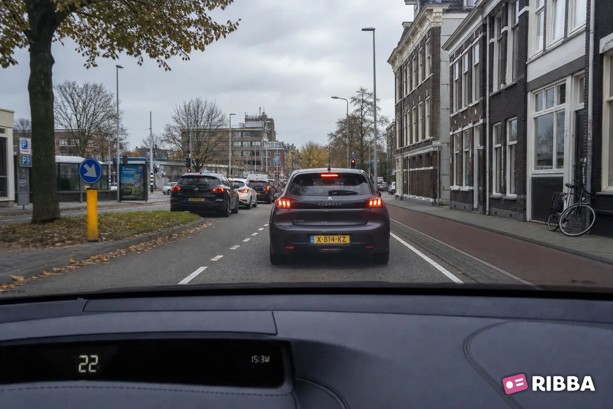 vertraging in het verkeer