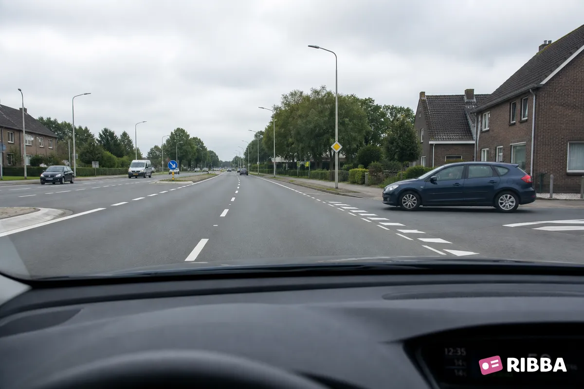 voorrangsweg in het verkeer