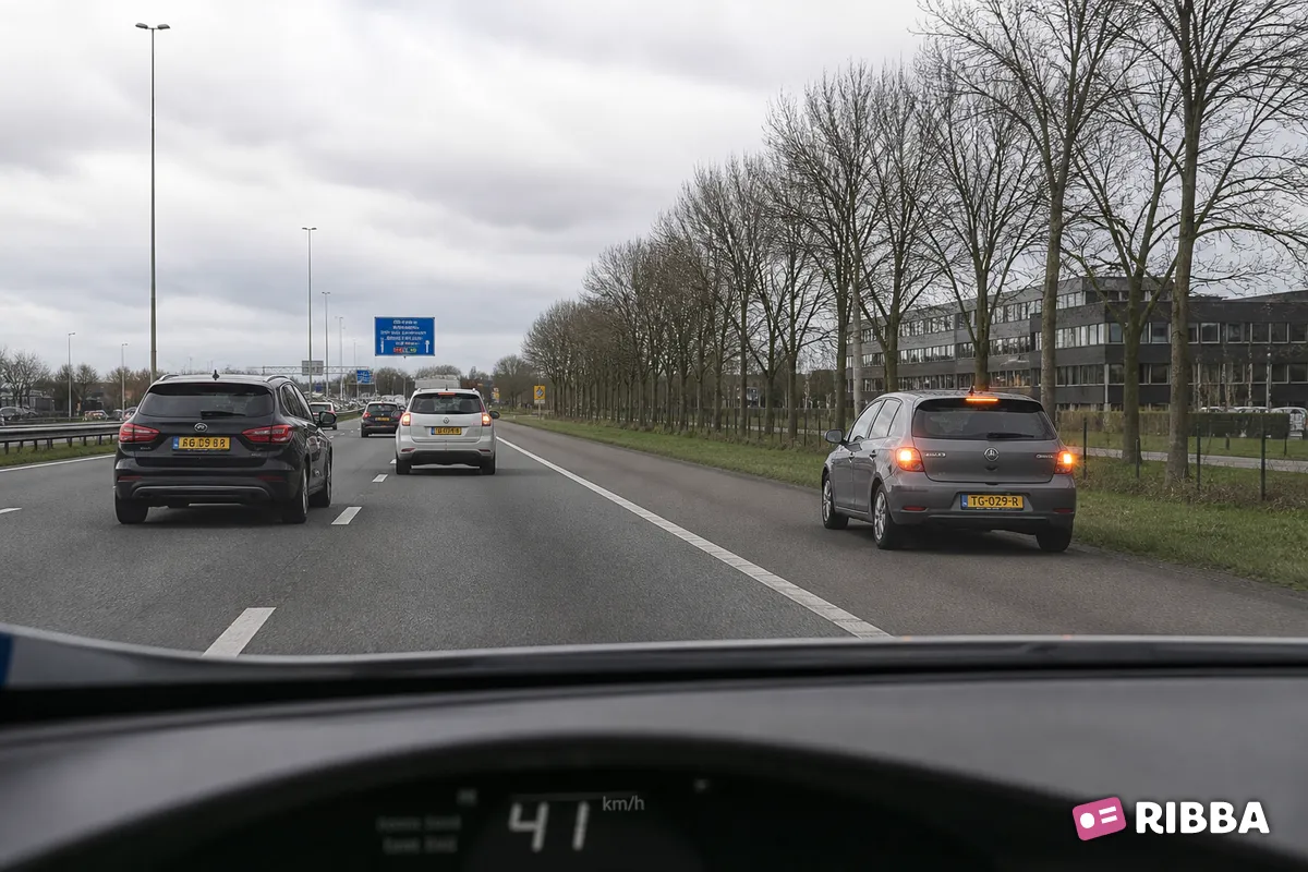 waarschuwingslichten in het verkeer