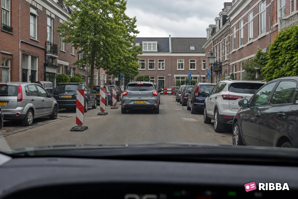 wegomleiding in het verkeer