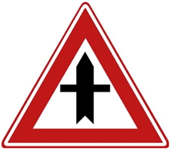 Verkeersbord B3: Voorrangskruispunt