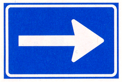 Verkeersbord C4: Eenrichtingsweg