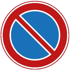 Verkeersbord E1: Parkeerverbod