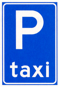 Verkeersbord E5: Taxistandplaats