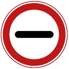 Verkeersbord F10: Stop. In het bord kan worden aangegeven door wie of waarom het bord wordt toegepast