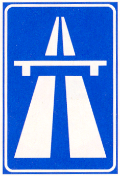 Verkeersbord G1: Autosnelweg