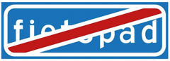 Verkeersbord G14: Einde onverplicht fietspad