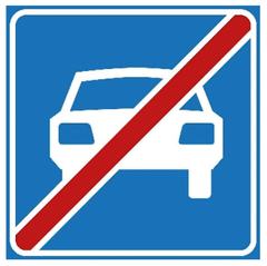 Verkeersbord G4: Einde autoweg