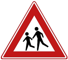 Verkeersbord J21: Kinderen