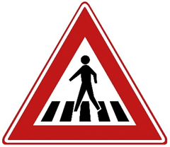 Verkeersbord J22: Voetgangersoversteekplaats