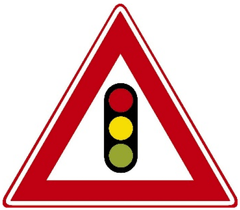 Verkeersbord J32: Verkeerslichten