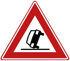 Verkeersbord J34: Ongeval