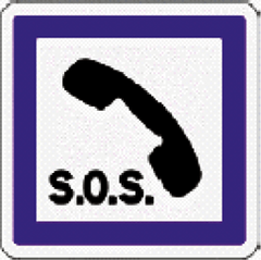 Verkeersbord L16: Noodtelefoon