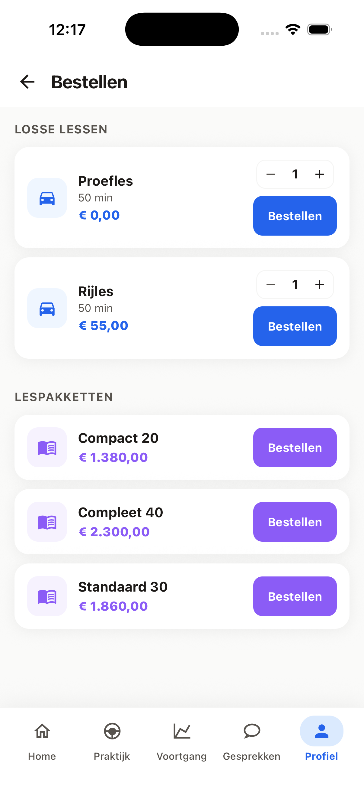 Tegoed bijkopen zonder jou — de leerling-app van Ribba